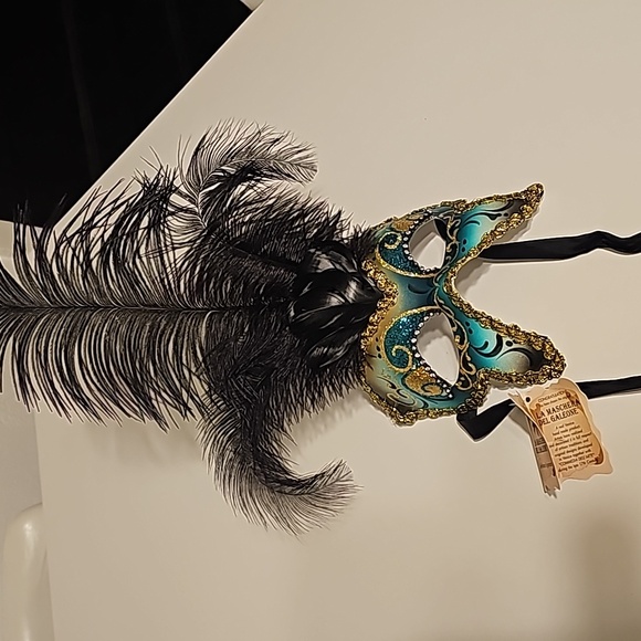 New Signed La Maschera Del Galeone Mask Handmade Italy - Picture 2 of 10